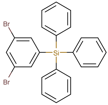 (3,5-二溴苯基)三苯基硅烷,(3,5-dibromophenyl)triphenylsilane