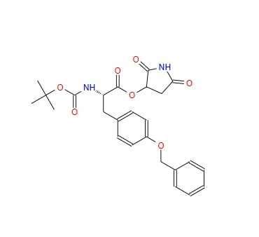 Boc-O-苄基-L-酪氨酸羟基琥珀酸亚氨酯,Boc-Tyr(Bzl)-Osu