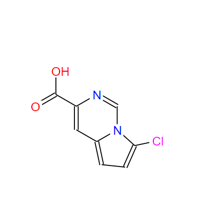 7-氯-吡咯并[1,2-c]嘧啶-3-甲酸盐酸盐,7-chloroH-pyrrolo[1,2-f]pyrimidine-3-carboxylic acid