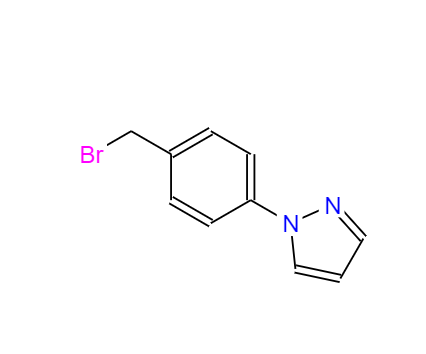 1-ó4-(溴甲基)苯-1H-吡唑,1-[4-(BROMOMETHYL)PHENYL]-1H-PYRAZOLE