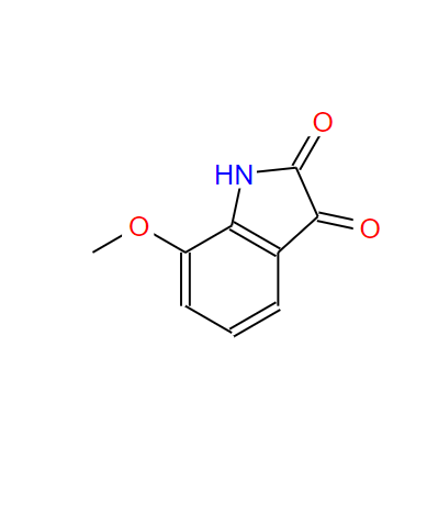 7-甲氧基-1H-吲哚-2,3-二酮,7-Methoxy-1H-indole-2,3-dione