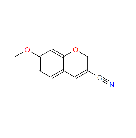 7-甲氧基-2H-苯并吡喃-3-腈,7-Methoxy-2H-chromene-3-carbonitrile