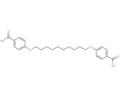 1,10-二(4-苯甲酸氧基)癸烷,1,10-Bis(4-carboxyphenoxy)decane