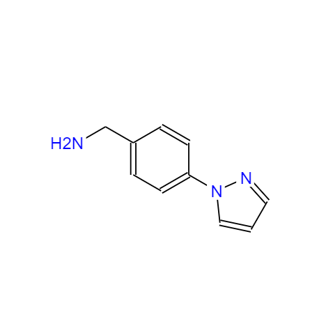 4-(1H-吡唑基）苄胺,4-(1H-PYRAZOL-1-YL)BENZYLAMINE