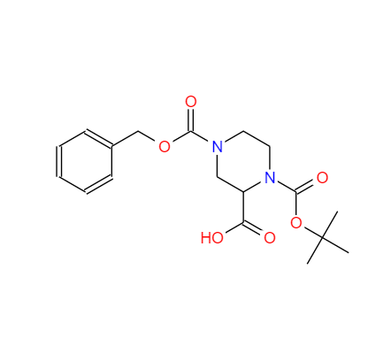 N-1-Boc-N-4-Cbz-2-哌嗪甲酸,N-1-BOC-N-4-CBZ-2-PIPERAZINE CARBOXYLIC ACID