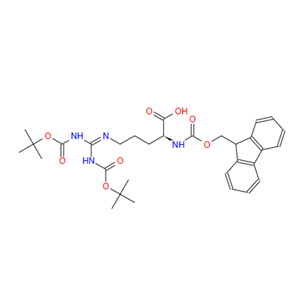 143824-77-5;N-芴甲氧羰基-N',N''-二叔丁氧羰基-L-精氨酸;FMOC-ARG(BOC)2-OH