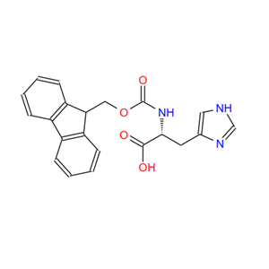 157355-79-8；N-芴甲氧羰基-D-组氨酸；FMOC-D-HIS-OH