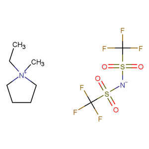 N-乙基-N-甲基吡咯烷双（三氟甲烷磺酰）亚胺盐,bis(trifluoromethylsulfonyl)azanide,1-ethyl-1-methylpyrrolidin-1-ium