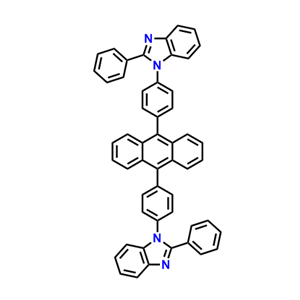 2-苯基-1-(4 -(10 -(4 -（2-苯基-3a,7a-二氢-1H-苯并[d]咪唑-1-基）苯基）蒽-9-基]苯基)-1H-苯并[d]咪唑