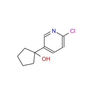 1-(6-chloropyridin-3-yl)cyclopentanol,1-(6-chloropyridin-3-yl)cyclopentanol