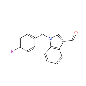 1-(4-氟-苄基)-1H-吲哚-3-甲醛,1-(4-FLUORO-BENZYL)-1H-INDOLE-3-CARBALDEHYDE