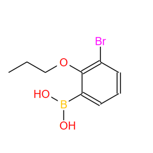 848779-86-2;3-溴-2-丙氧基苯基硼酸;3-BROMO-2-PROPOXYPHENYLBORONIC ACID