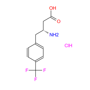 269726-76-3;(R)-3-氨基-4-(4-三氟甲基苯基)丁酸;(R)-3-AMINO-4-(4-TRIFLUOROMETHYLPHENYL)BUTANOIC ACID HYDROCHLORIDE