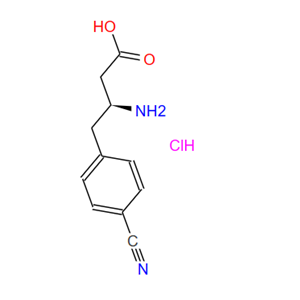 270065-88-8；(S)-3-氨基-4-(4-氰基苯基)丁酸；(S)-3-AMINO-4-(4-CYANOPHENYL)BUTANOIC ACID HYDROCHLORIDE