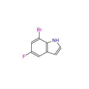 7-溴-5-氟-1H-吲哚,7-Bromo-5-fluoroindole