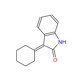 3-亚环己基-1,3-二氢-2H-吲哚-2-酮 3478-78-2