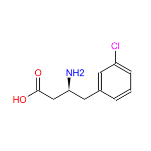 270596-38-8；(S)-3-氨基-4-(3-氯苯基)-丁酸盐酸盐；(S)-3-AMINO-4-(3-CHLOROPHENYL)BUTANOIC ACID HYDROCHLORIDE