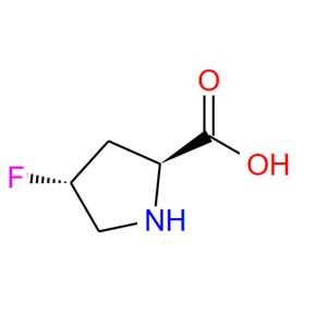 反式-4-氟脯氨酸,(2S,4R)-4-FLUORO-PYRROLIDINE-2-CARBOXYLIC ACID