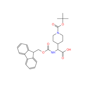 2-(FMOC-氨基)-2-(1-BOC-4-哌啶基)乙酸,2-(FMoc-aMino)-2-(1-Boc-4-piperidyl)acetic Acid