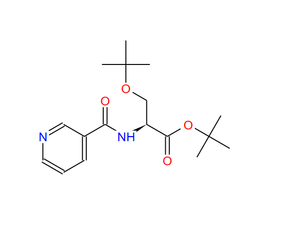 L-Serine, O-(1,1-dimethylethyl)-N-(3-pyridinylcarbonyl)-, 1,1-dimethylethyl ester,L-Serine, O-(1,1-dimethylethyl)-N-(3-pyridinylcarbonyl)-, 1,1-dimethylethyl ester