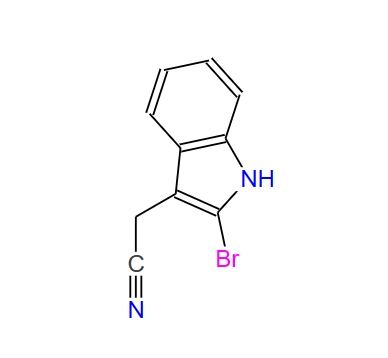 (2-bromo-1H-indol-3-yl)-acetonitrile,(2-bromo-1H-indol-3-yl)-acetonitrile