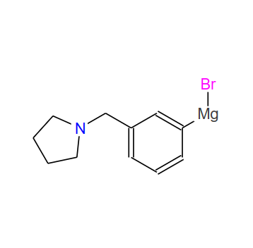 [3-(1-吡啶甲基)苯基]溴化镁,(3-(1-PYRROLIDINYLMETHYL)PHENYL)MAGNESI&