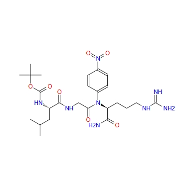 鲎试剂三肽,Boc-Leu-Gly-Arg-PNA.HCl