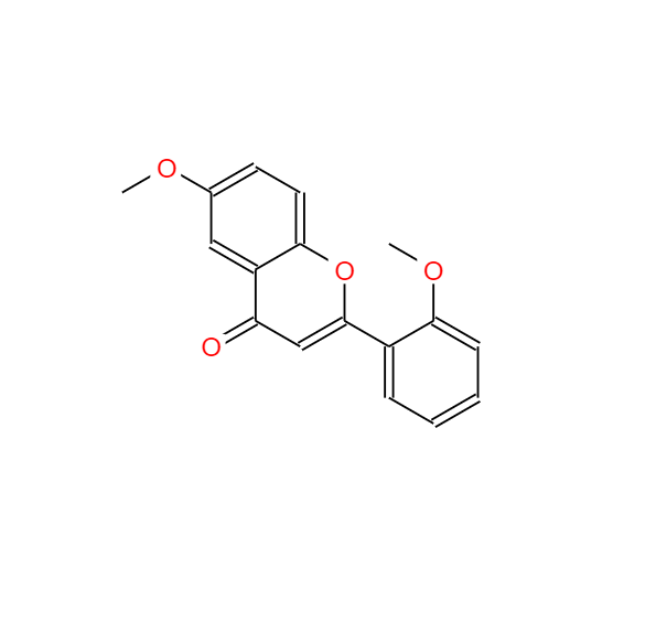 6-甲氧基-2-(2-甲氧基苯基)-4H-色烯-4-酮,6-meth	6-methoxy-2-(2-methoxyphenyl)-4H-chromen-4-oneoxy-	6-methoxy-2-(2-methoxyphenyl)-4H-chromen-4-one2-(2-methoxyphenyl)-4H-chromen-4-one