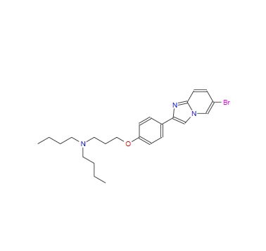 2-(4-Dibutylaminopropoxyphenyl)-6-bromoimidazo[1,2-a]pyridine,2-(4-Dibutylaminopropoxyphenyl)-6-bromoimidazo[1,2-a]pyridine