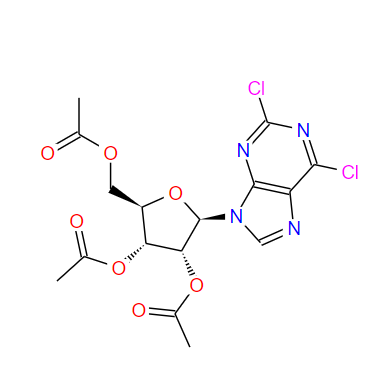 2,3,5-三乙酰-2,6-二氯嘌呤核苷,9-[2,3,5-tri-o-acetyl-beta-d-ribofuranosyl]-2,6-dichloropurine