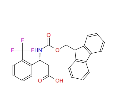 Fmoc-(R)-3-氨基-3-(2-三氟甲基苯基)-丙酸,Fmoc-(R)-3-Amino-3-(2-trifluoromethylphenyl)-propionic acid