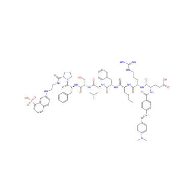 Malaria Aspartyl Proteinase FRET Substrate I;[DABCYL-Glu-Arg-Nle-Phe-Leu-Ser-Phe-Pro-EDANS],Malaria Aspartyl Proteinase FRET Substrate I;[DABCYL-Glu-Arg-Nle-Phe-Leu-Ser-Phe-Pro-EDANS]