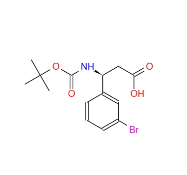 Boc-(S)-3-氨基-3-(3-溴苯基)-丙酸,Boc-(S)-3-Amino-3-(3-bromophenyl)-propionic acid