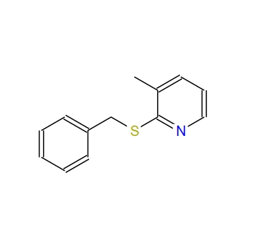 3-Methyl-2-[(phenylmethyl)thio]pyridine,3-Methyl-2-[(phenylmethyl)thio]pyridine