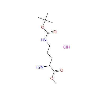 (S)-2-氨基-5-((叔丁氧基羰基)氨基)戊酸甲酯盐酸盐,Methyl (S)-2-amino-5-((tert-butoxycarbonyl)amino)pentanoate hydrochloride