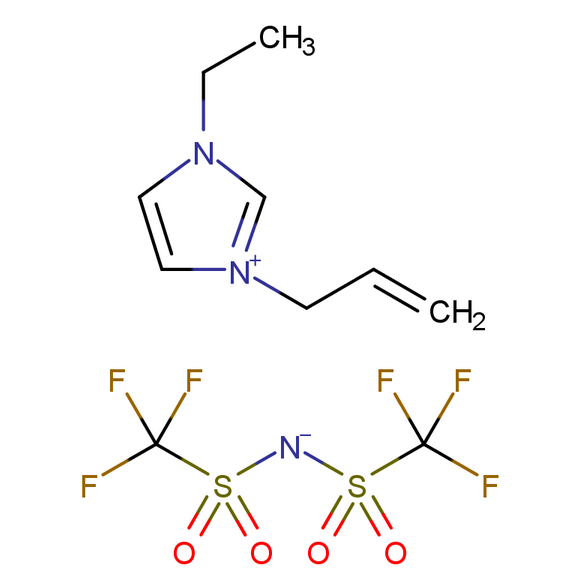 1-烯丙基-3-乙基咪唑双（三氟甲烷磺酰）亚胺盐,1-Allyl-3-ethylimidazolium bis((trifluoromethyl)sulfonyl)imide