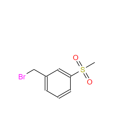 3-甲基磺酰苄溴,Benzene, 1-(bromomethyl)-3-(methylsulfonyl)-