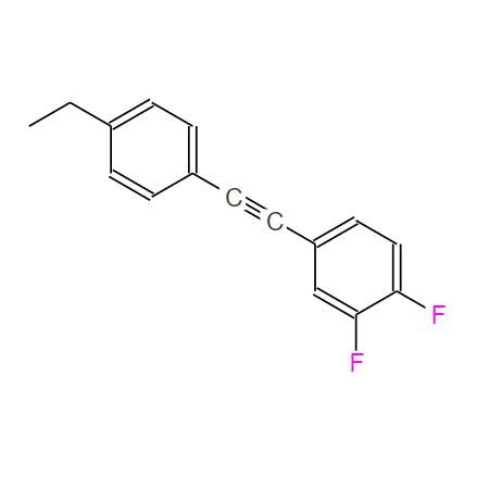 1-(3,4-二氟苯乙炔)-4-乙基苯,Benzene, 4-[(4-ethylphenyl)ethynyl]-1,2-difluoro-