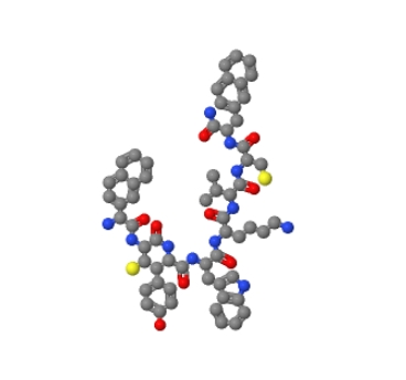 (D-2-Nal5,Cys6·11,Tyr7,D-Trp8,Val10,2-Nal12)-Somatostatin-14 (5-12) amide,(D-2-Nal5,Cys6·11,Tyr7,D-Trp8,Val10,2-Nal12)-Somatostatin-14 (5-12) amide