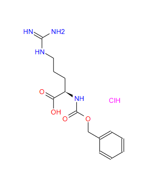 (R)-2-(((苄氧基)羰基)氨基)-5-胍基戊酸盐酸盐,Z-D-ARG-OH.HCL