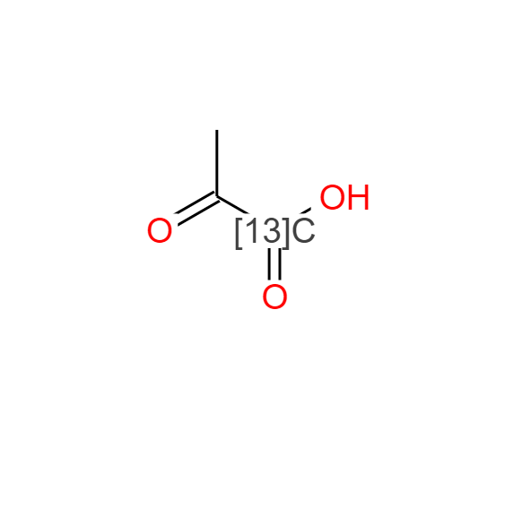 丙酮酸-1-13C,Pyruvic-1-13C acid (free acid)