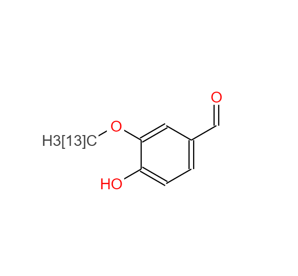 4-羟基-3-甲氧基-13C-苯甲醛,VANILLIN (METHOXY-13C)