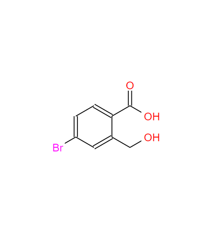 4-溴-2-羟基甲基苯甲酸,BENZOIC ACID, 4-BROMO-2-(HYDROXYMETHYL)-