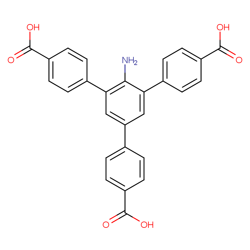 2′-氨基- 5′- ( 4 -羧基苯基) - [ 1,1′: 3′,1″-三联苯基] - 4,4″-二羧酸,2'-Amino-5'-(4-carboxyphenyl)-[1,1':3',1''-terphenyl]-4,4''-dicarboxylic acid