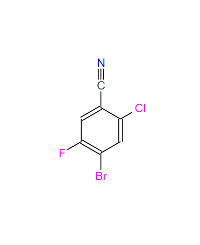 2-氯-4-溴-5-氟苯腈,Benzonitrile, 4-broMo-2-chloro-5-fluoro-