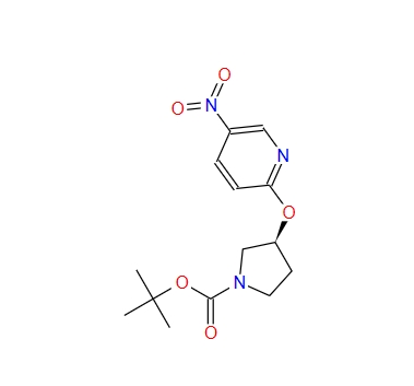 (S)-3-(5-nitro-pyridin-2-yloxy)-pyrrolidine-1-carboxylicacid tert-butyl ester,(S)-3-(5-nitro-pyridin-2-yloxy)-pyrrolidine-1-carboxylicacid tert-butyl ester