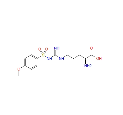 N5-[亚氨基[[(4-甲氧基苯基)磺酰基]氨基]甲基]-L-鸟氨酸,H-ARG(MBS)-OH