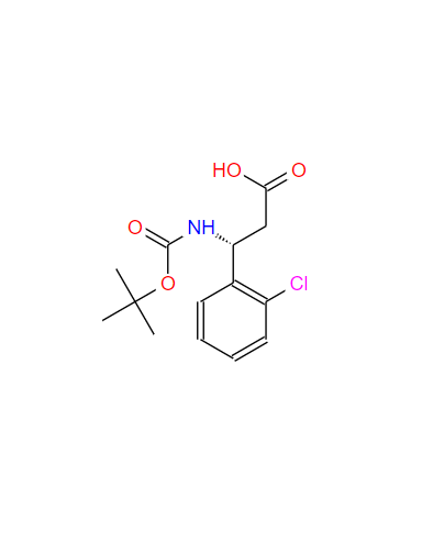 Boc-D-3-氨基-3-(2-氯苯基)丙酸,Boc-D-3-Amino-3-(2-chloro)propanoic acid