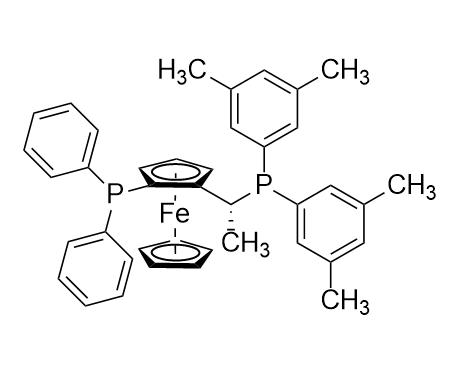 R-(-)-1-[(S)-2-(二苯基磷) 二茂铁基]乙基二-3,5-甲苯磷,(R)-(-)-1-[(S)-2-(DIPHENYLPHOSPHINO)FERROCENYL]ETHYLDI(3,5-DIMETHYLPHENYL)PHOSPHINE