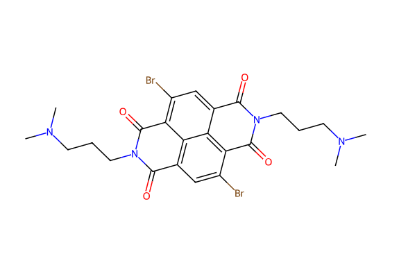 4,9-二溴-2,7-双(3-(二甲氨基丙基)苯并[LMN][3,8]菲咯林-1,3,6,8(2H,7H)-四酮,4,9-Dibromo-2,7-bis(3-(dimethylamino)propyl)benzo[lmn][3,8]phenanthroline-1,3,6,8(2H,7H)-tetraone